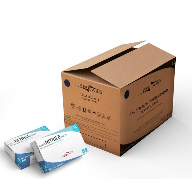 Offre exclusive Gant d'Examen Nitrile Norm sans poudre x 10 boites