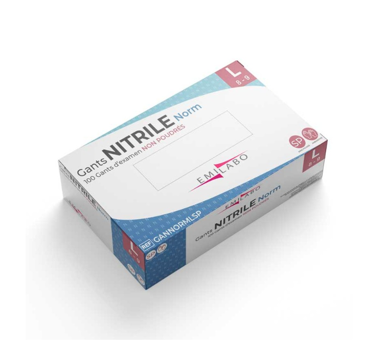 Offre exclusive Gant d'Examen Nitrile Norm sans poudre x 10 boites