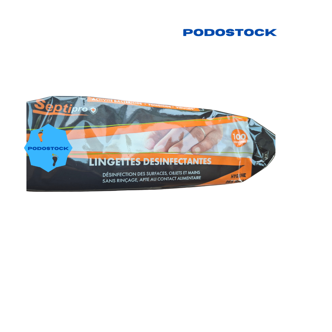 Lingettes Désinfectantes mains et surfaces Septipro + - Fabriquées en France