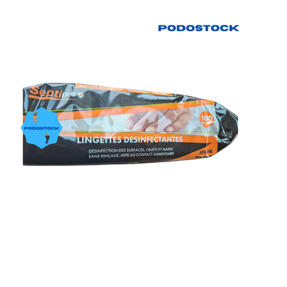 Lingettes Désinfectantes mains et surfaces Septipro + - Fabriquées en France