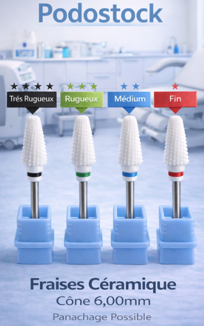 Fraise Céramique Cône 6.00mm