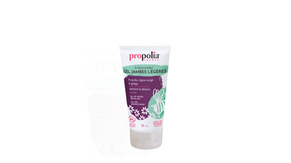 Gel jambes légères certifié Bio - Miel, Propolis, gingko et vigne rouge - Lot de 2