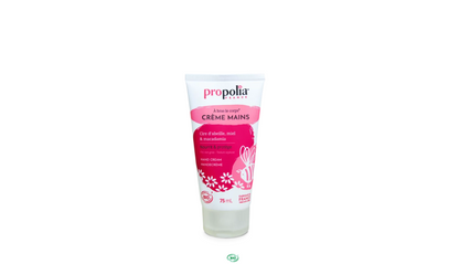 Crème mains certifiée Bio Cire d'abeille, Miel et Macadamia